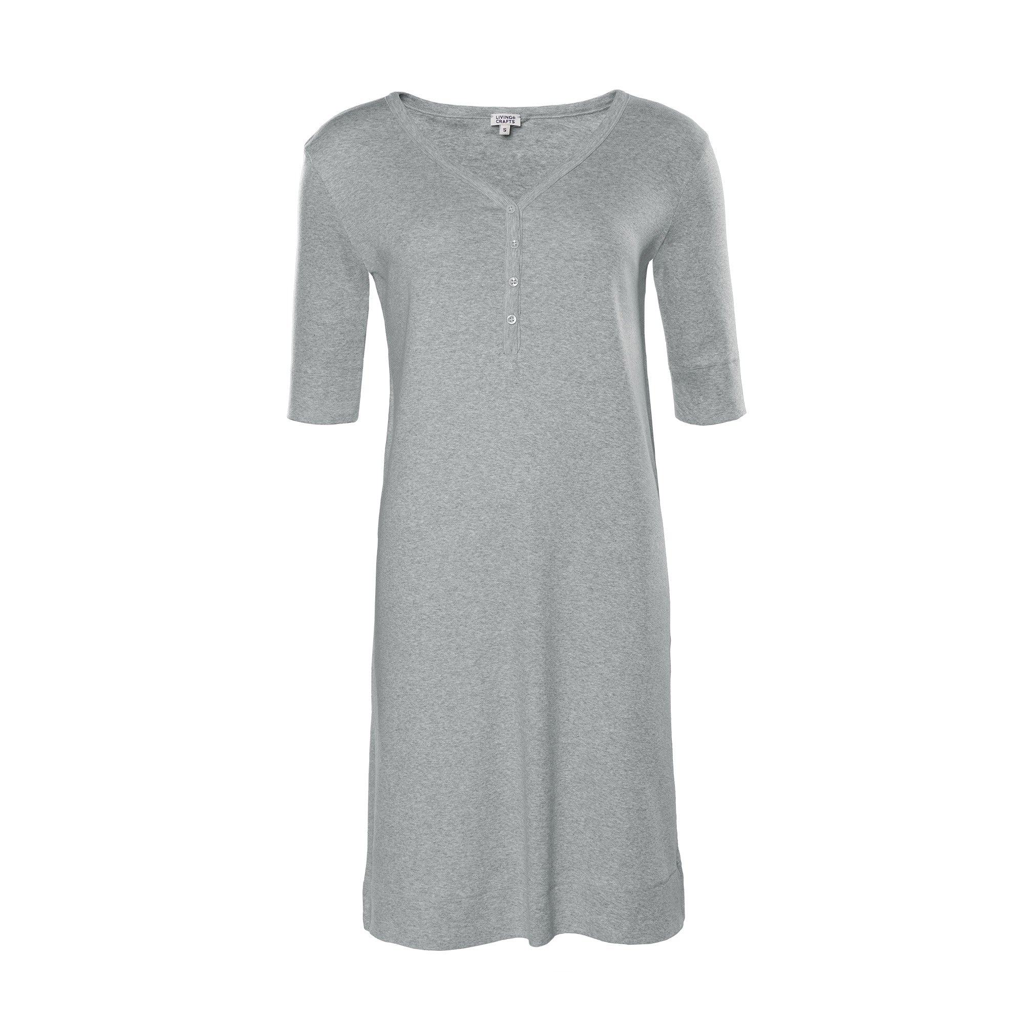 Organic Night Shirt with Buttons: Womens - REGN