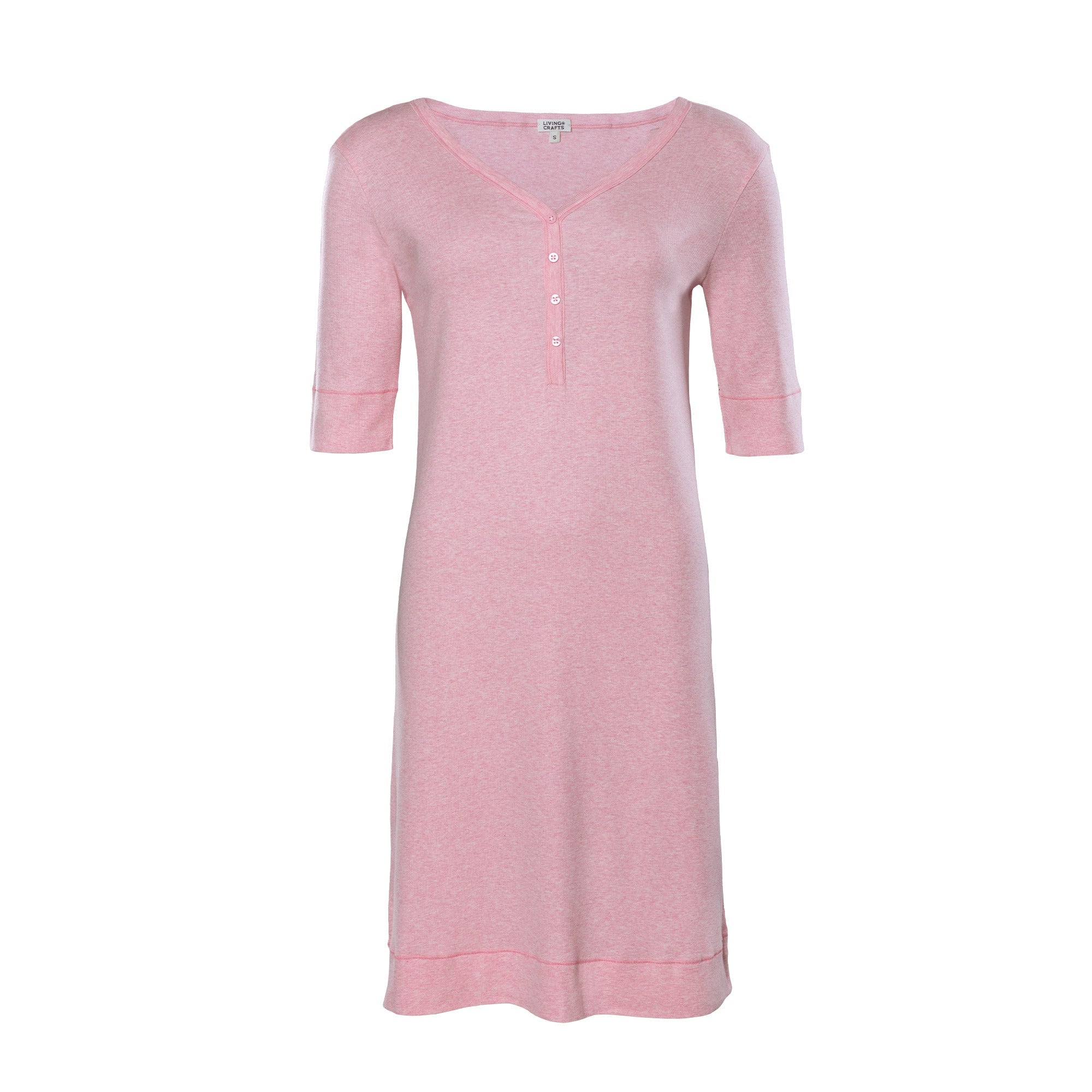 Organic Night Shirt with Buttons: Womens - REGN