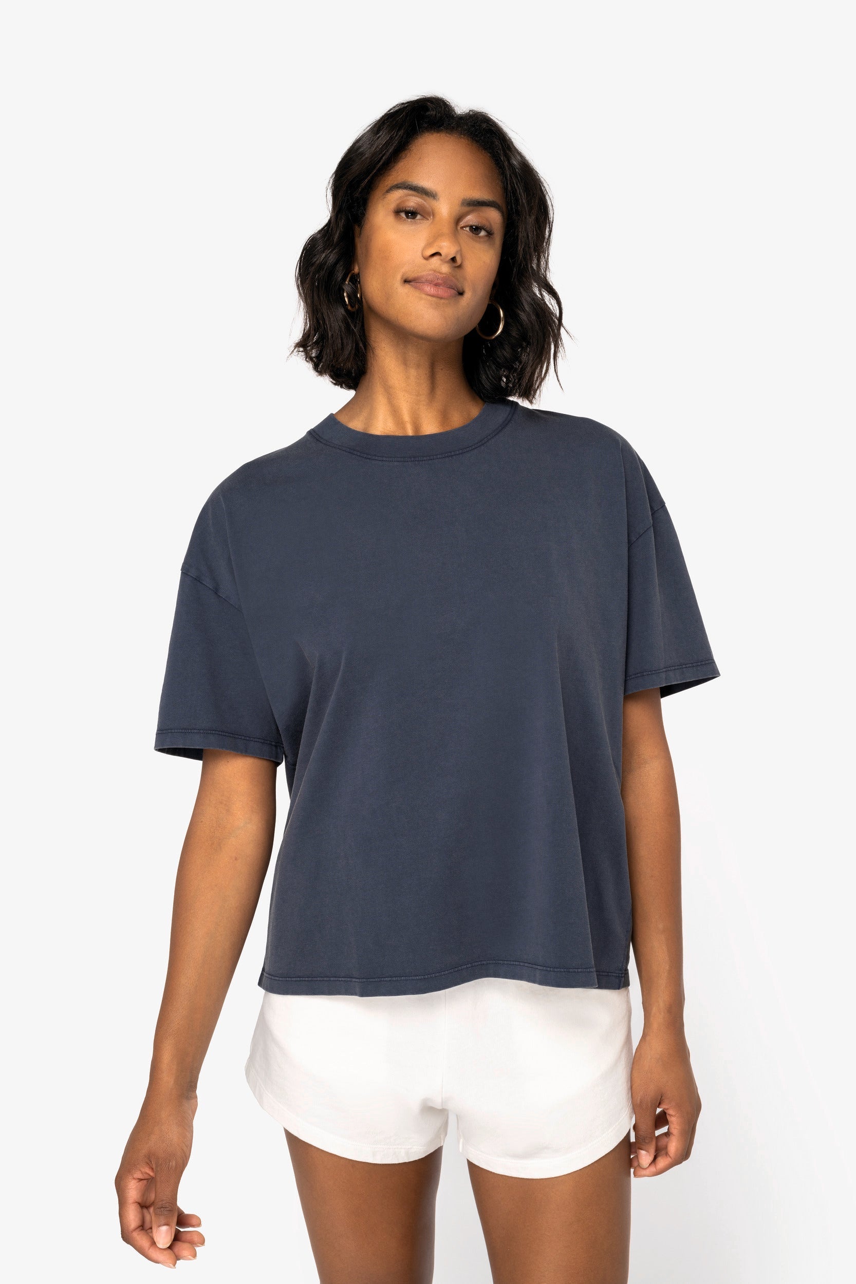 Organic Oversize Washed T-shirt: Womens - REGN