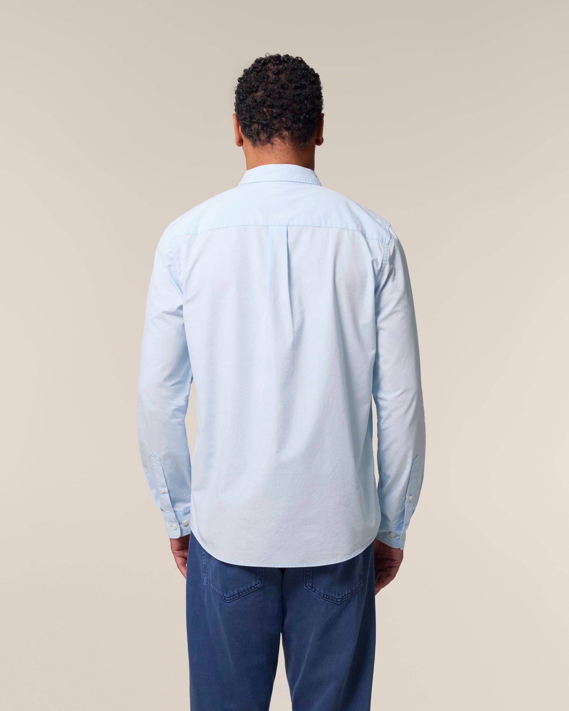 Organic Poplin Long Sleeve Shirt: Mens - REGN
