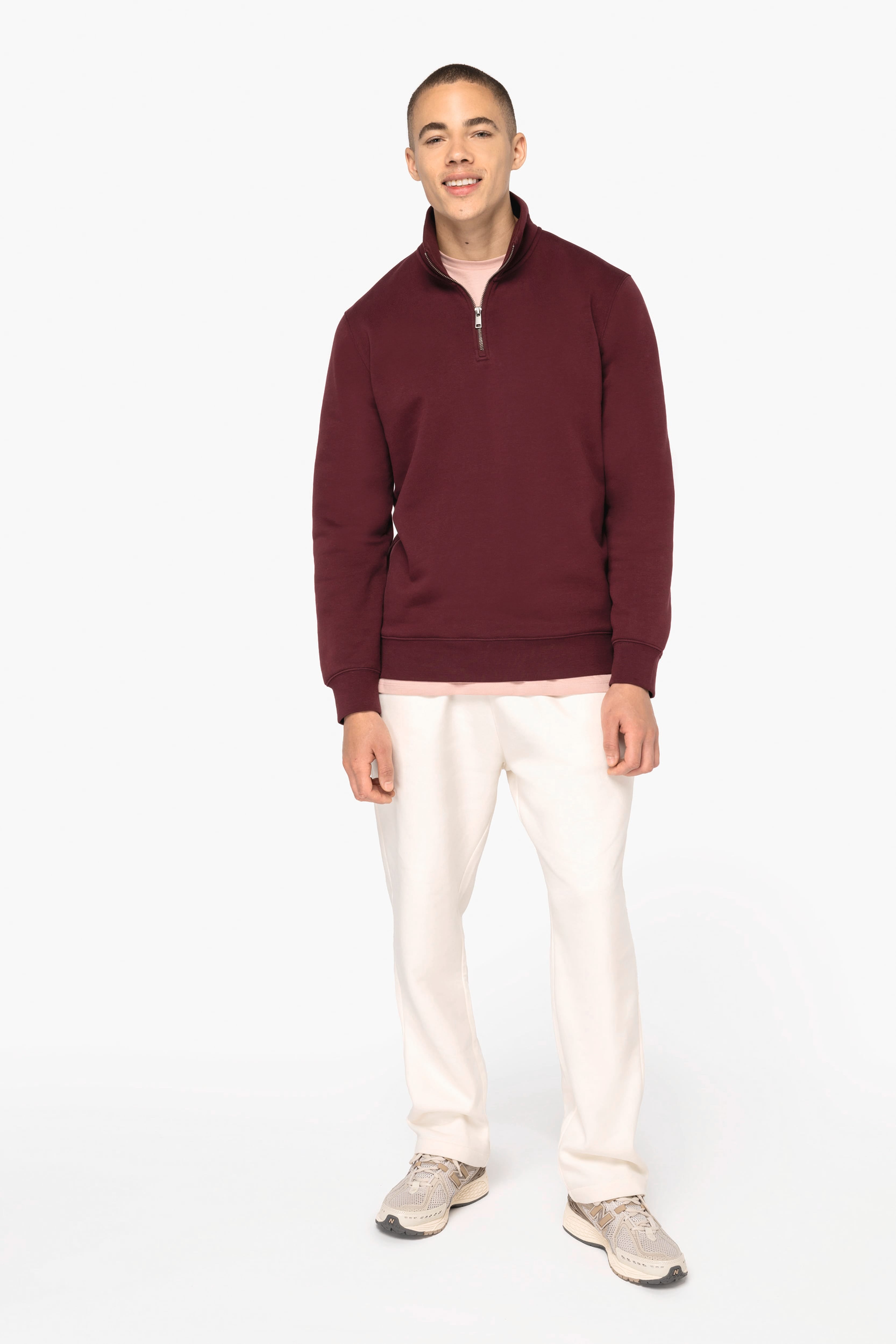 Organic Quarter Zip Sweatshirt: Mens - REGN