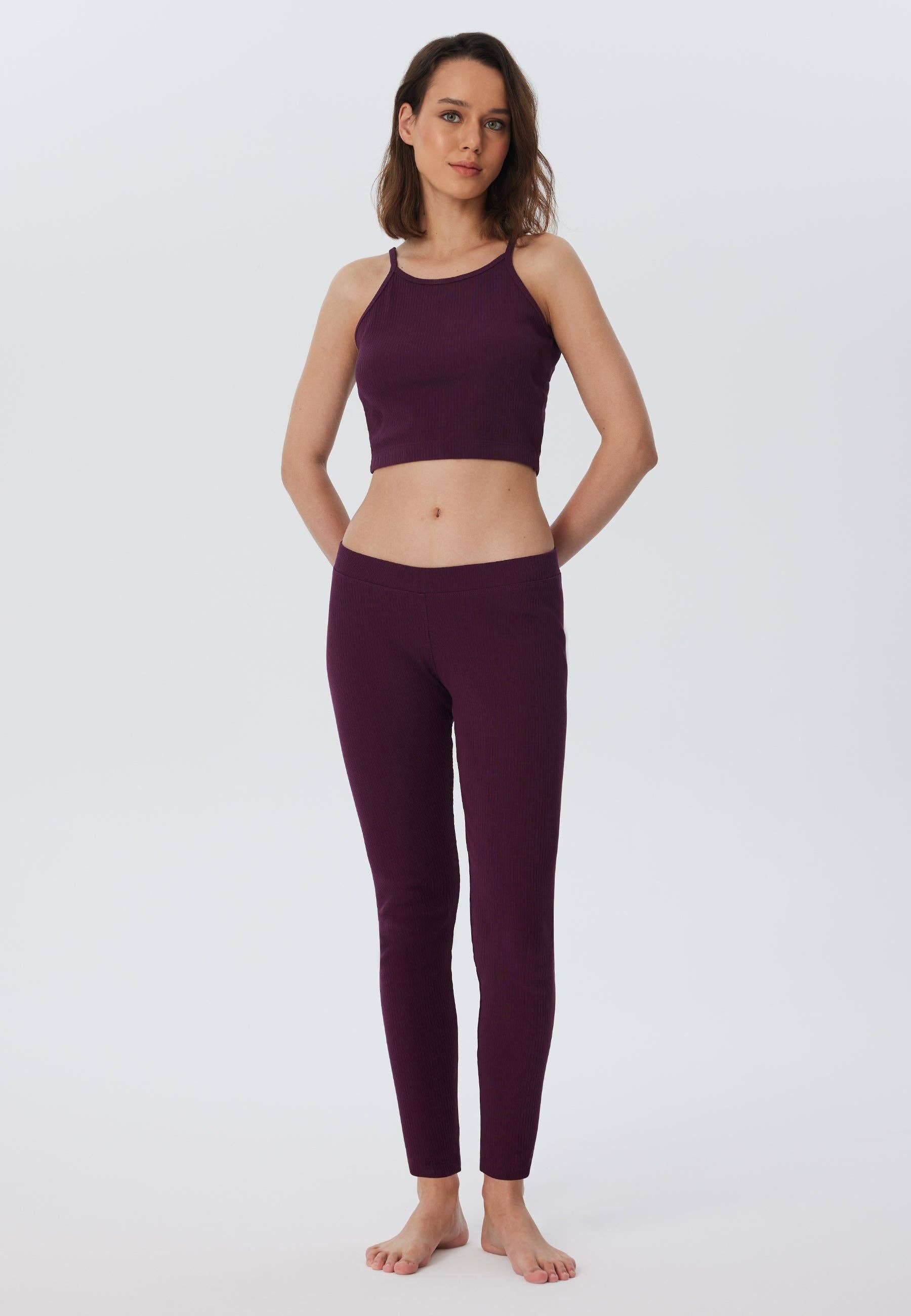 Organic Ribbed Leggings: Womens - REGN
