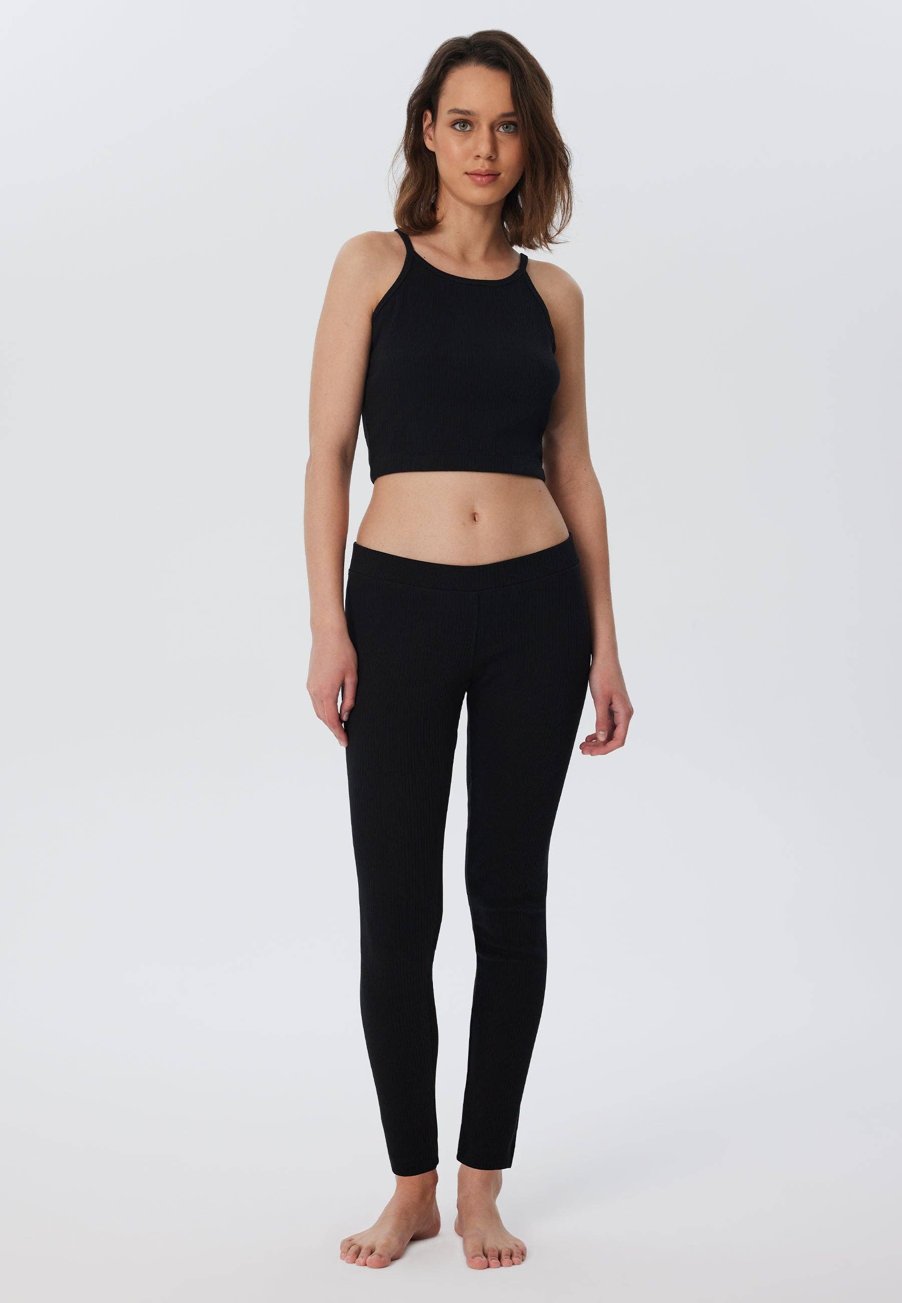 Organic Ribbed Leggings: Womens - REGN