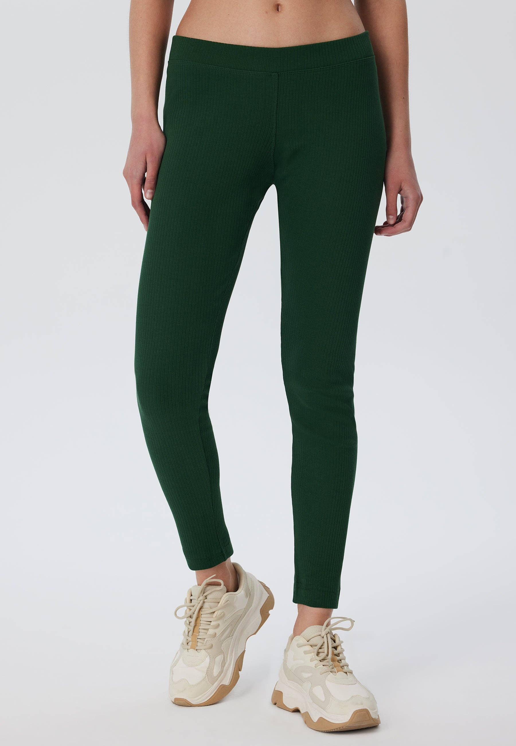 Organic Ribbed Leggings: Womens - REGN