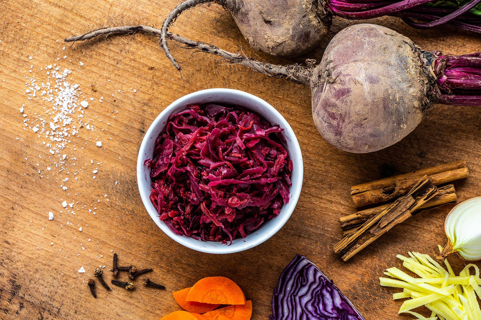Organic Ruby Kraut – Unpasteurised Red Cabbage Sauerkraut 475g Vegan - REGN