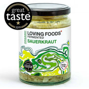 Organic Sauerkraut – Raw Unpasteurised Fermented Cabbage 475g Vegan - REGN