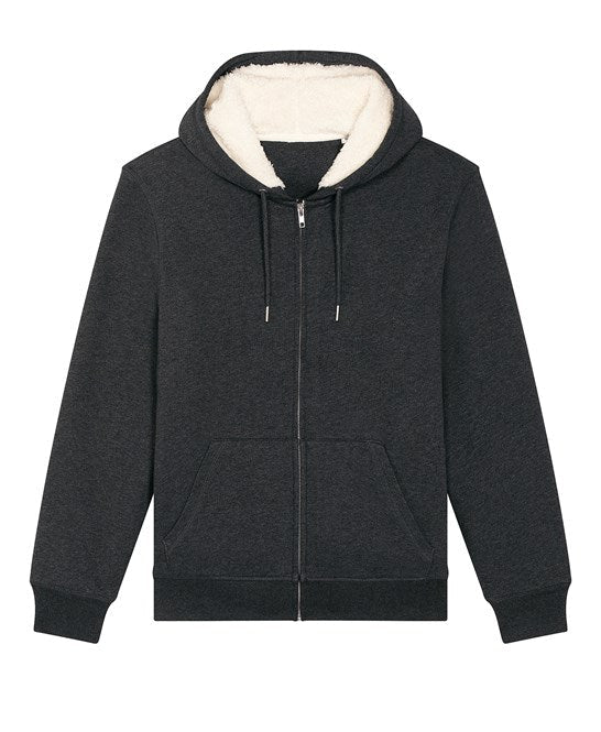 Organic Sherpa Zipped Hooded Sweatshirt: Unisex - REGN