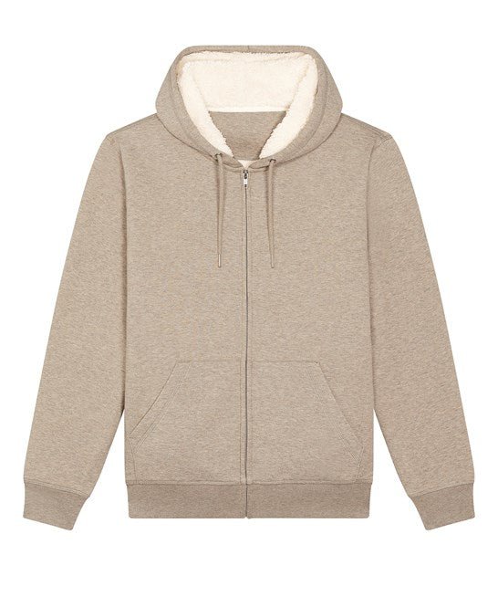 Organic Sherpa Zipped Hooded Sweatshirt: Unisex - REGN