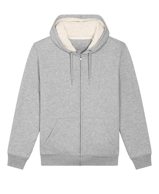 Organic Sherpa Zipped Hooded Sweatshirt: Unisex - REGN