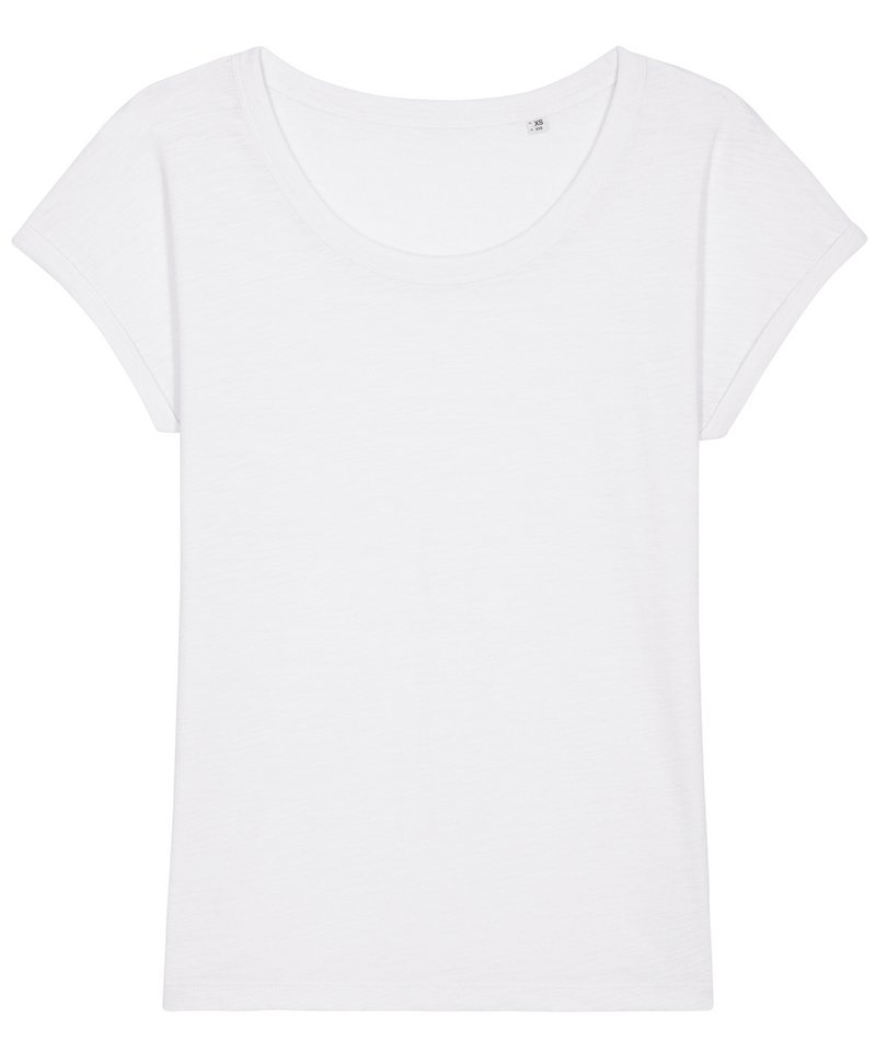 Organic Slub Rolled Sleeve T-shirt Womens - REGN