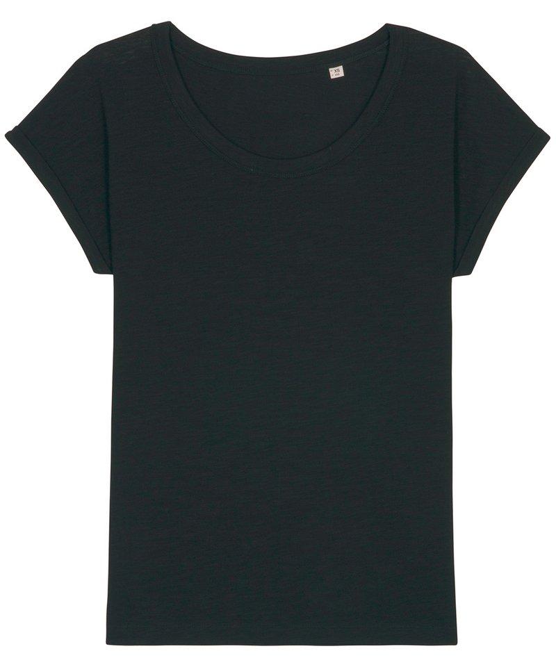 Organic Slub Rolled Sleeve T-shirt Womens - REGN