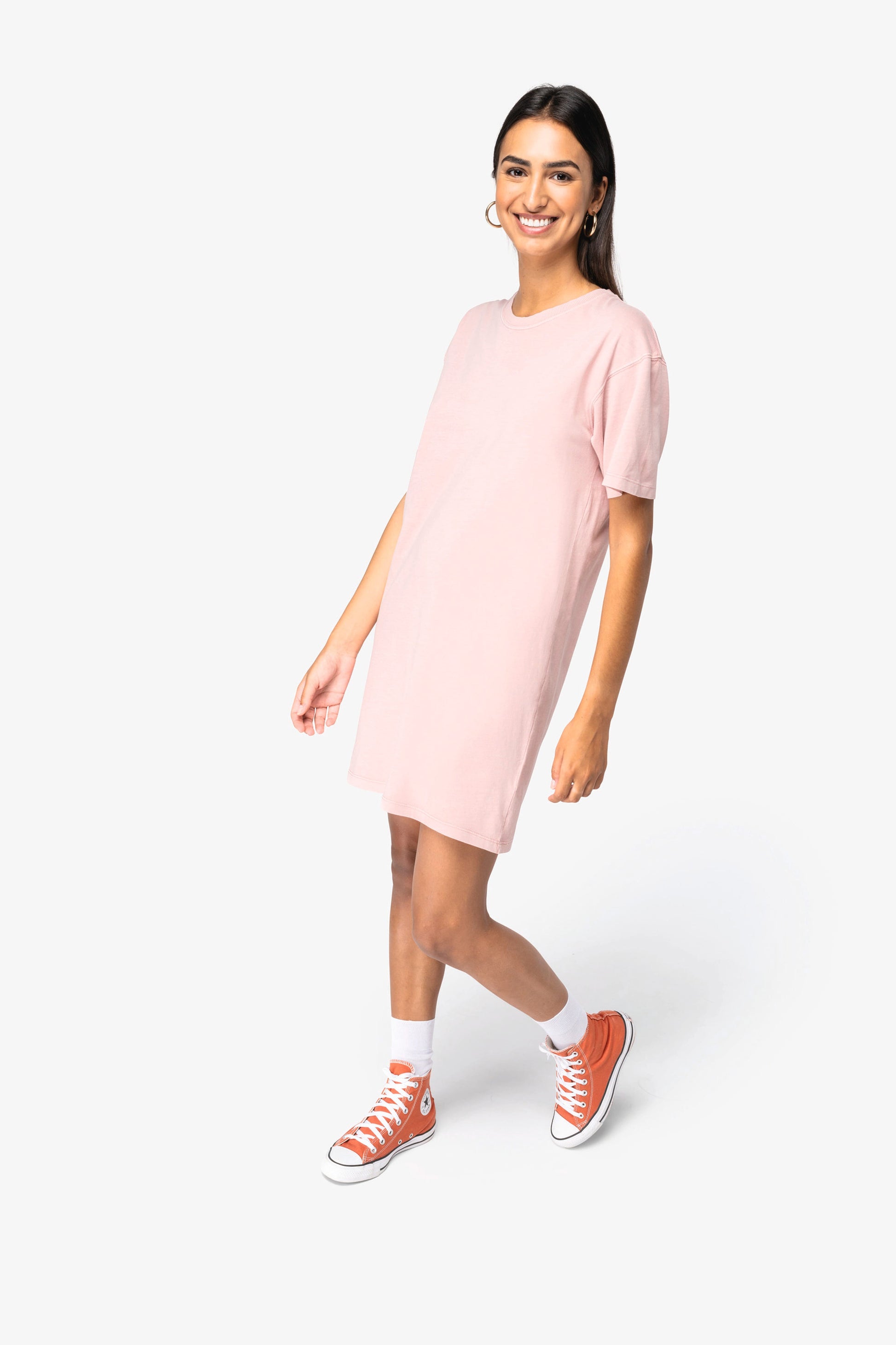 Organic Stonewash T-shirt Dress - REGN