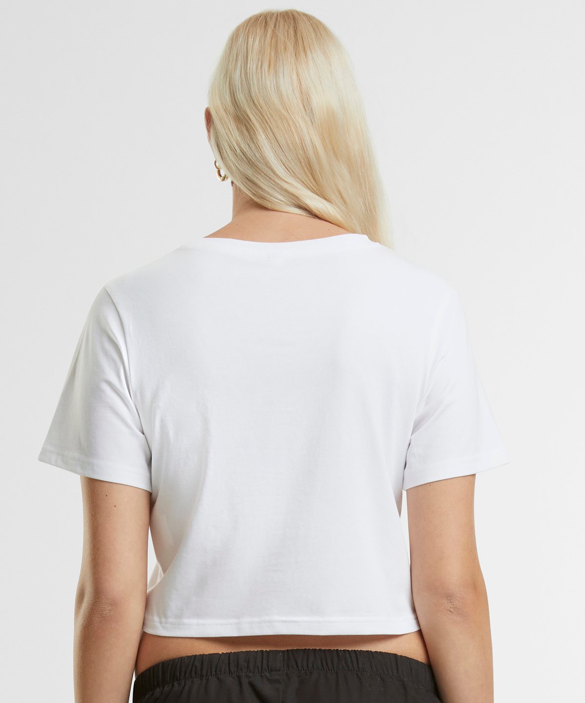 Organic Stretch Cropped T-shirt: Womens - REGN