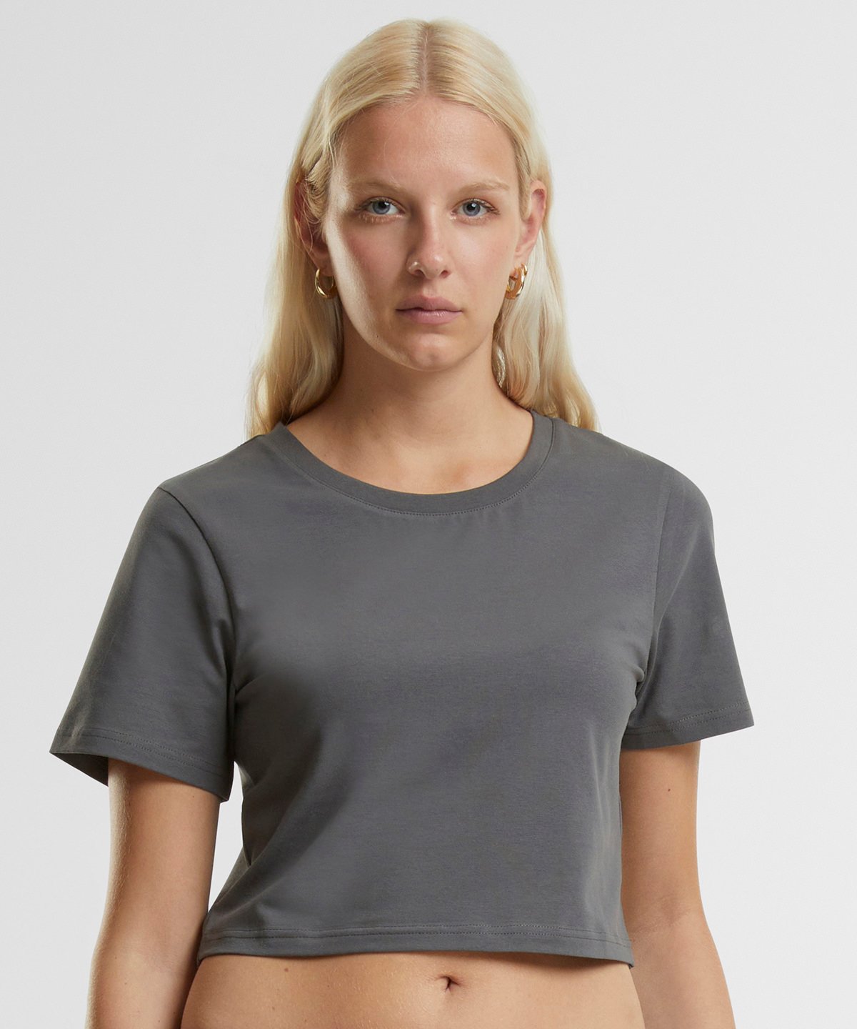 Organic Stretch Cropped T-shirt: Womens - REGN