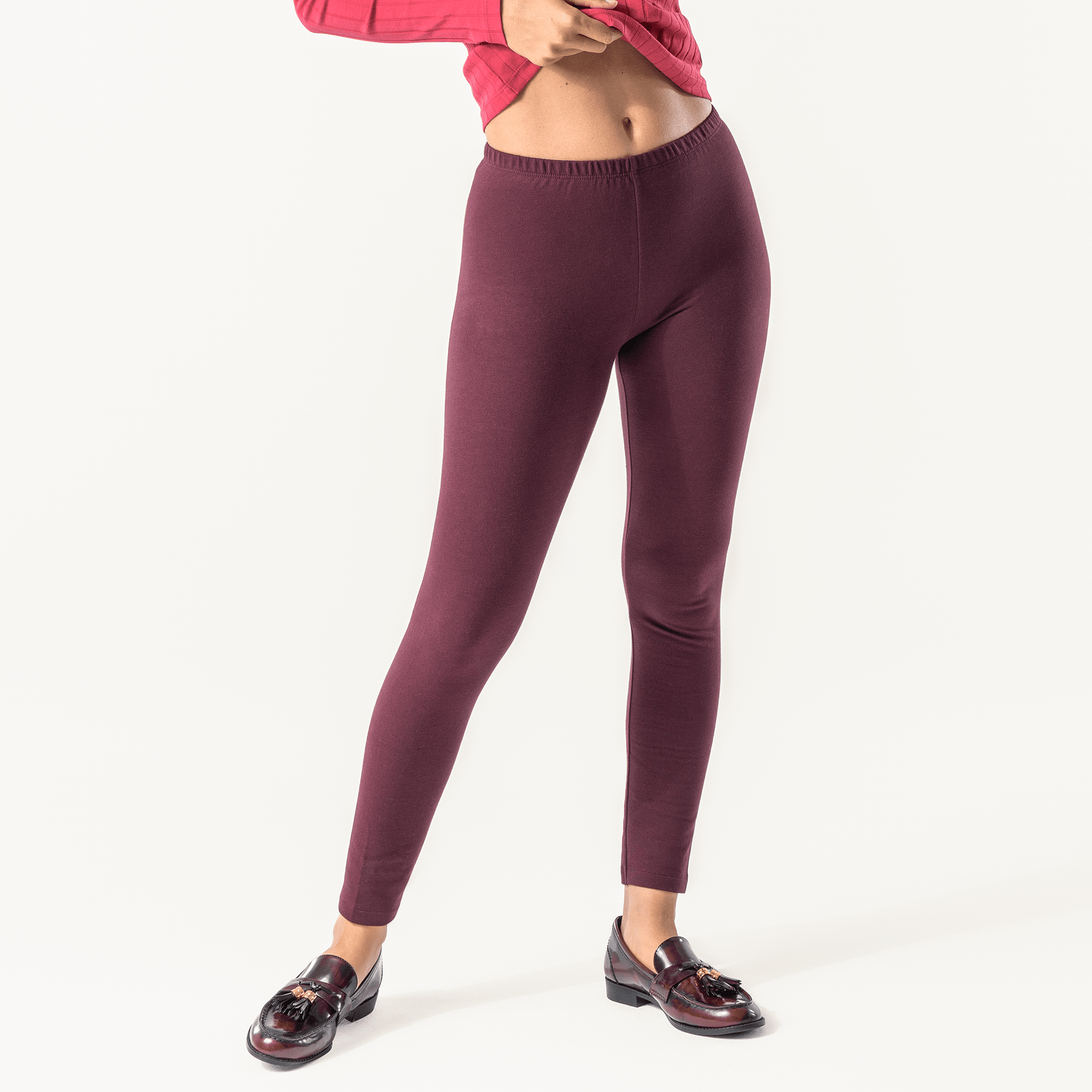 Organic Stretch Fleece Leggings: Womens - REGN