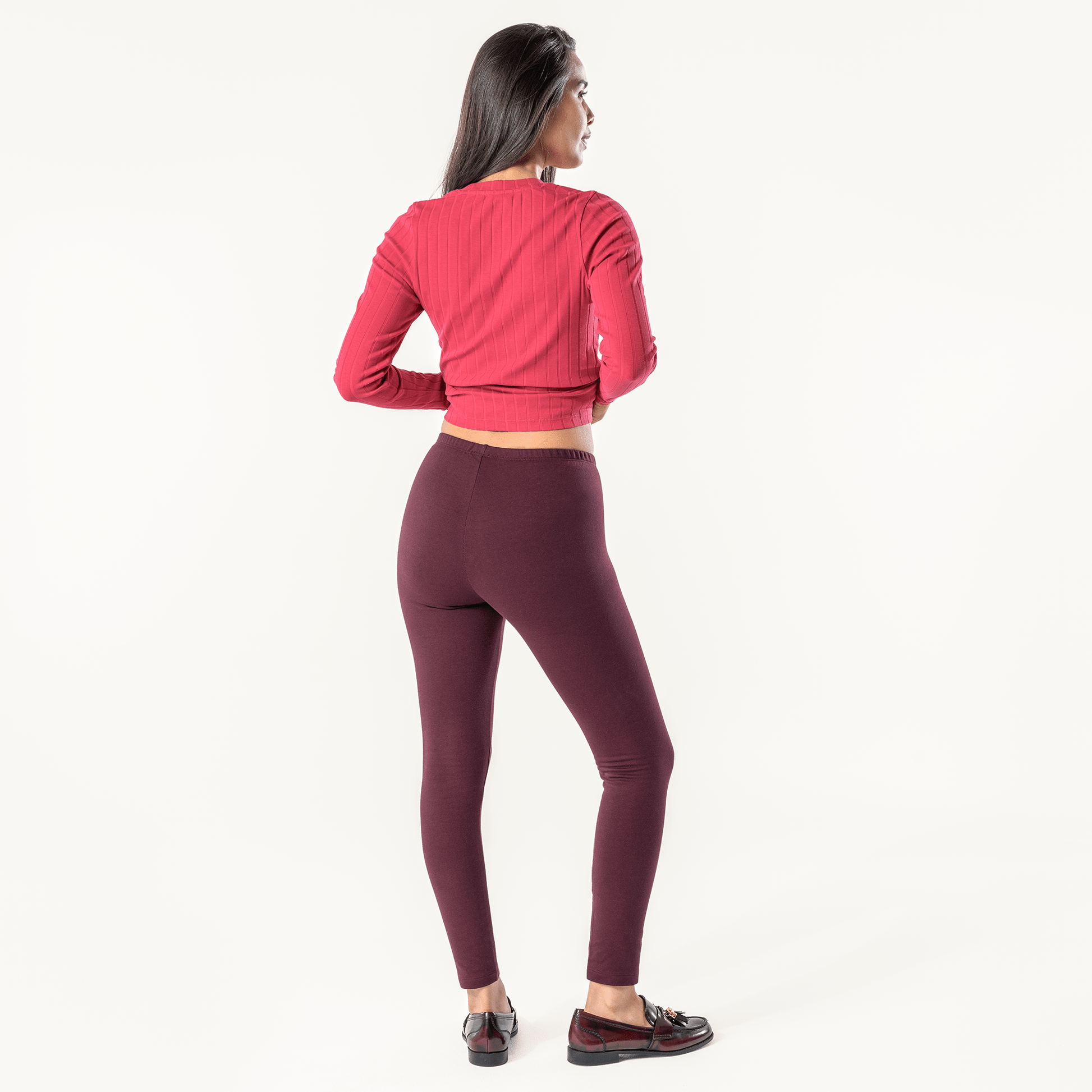 Organic Stretch Fleece Leggings: Womens - REGN