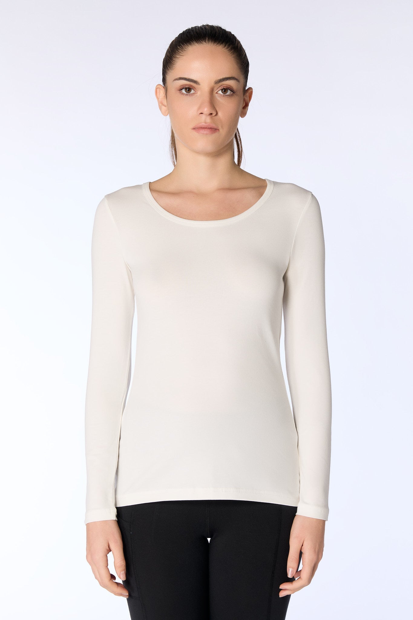 Organic Stretch Long Sleeve T-shirt: Womens - REGN