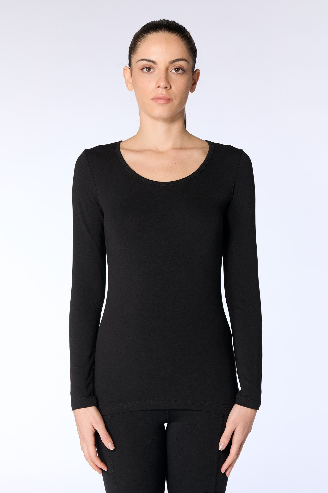 Organic Stretch Long Sleeve T-shirt: Womens - REGN