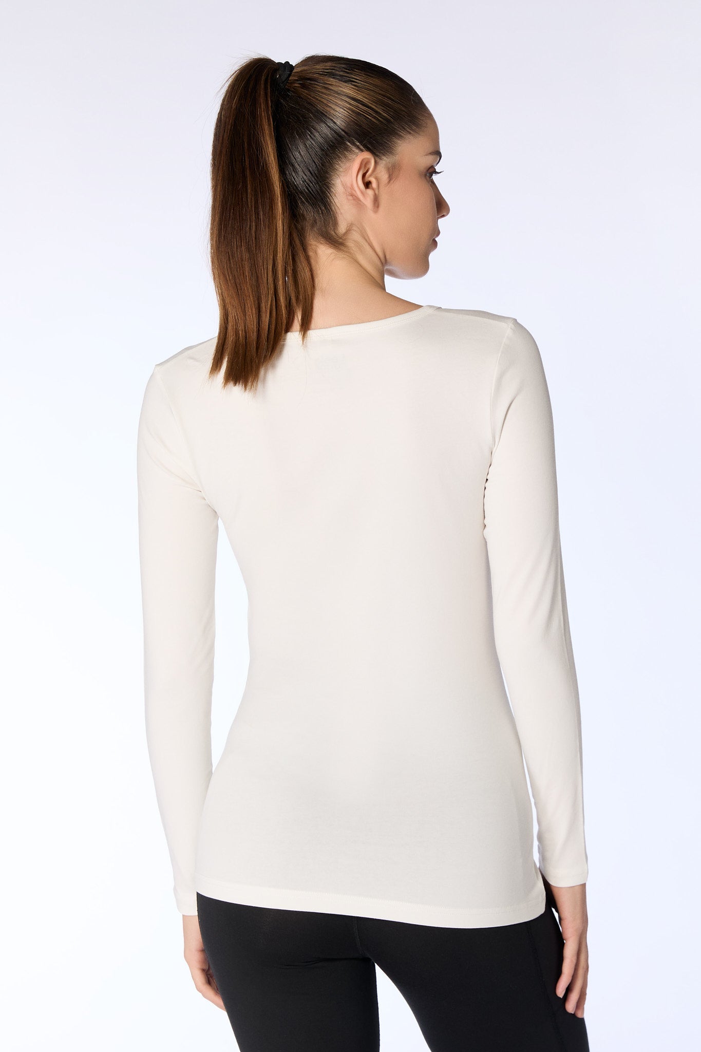 Organic Stretch Long Sleeve T-shirt: Womens - REGN
