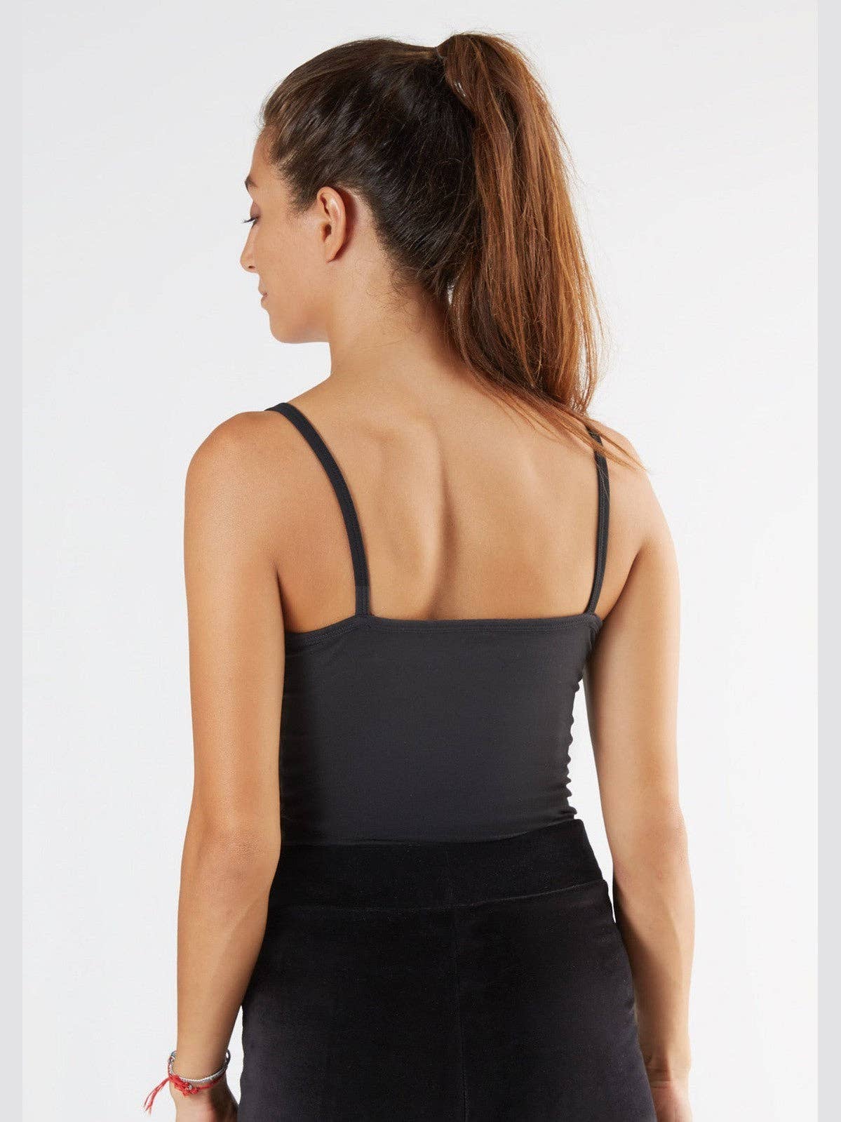 Organic Stretch Vest with Spaghetti Straps: Womens - REGN