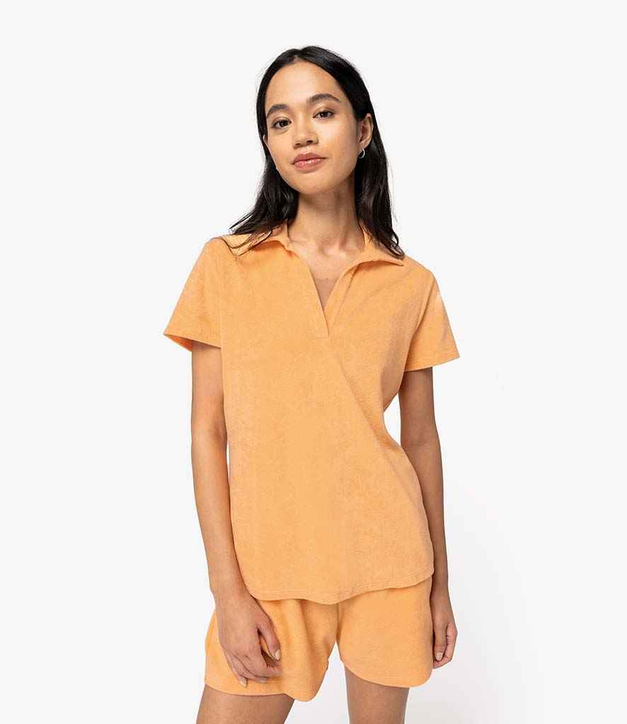 Organic Towel-feel Polo Shirt: Womens - REGN