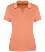 Organic Towel-feel Polo Shirt: Womens - REGN