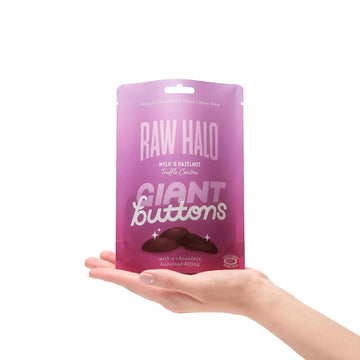 Organic Vegan Hazelnut Truffle Chocolate Buttons 90g - REGN