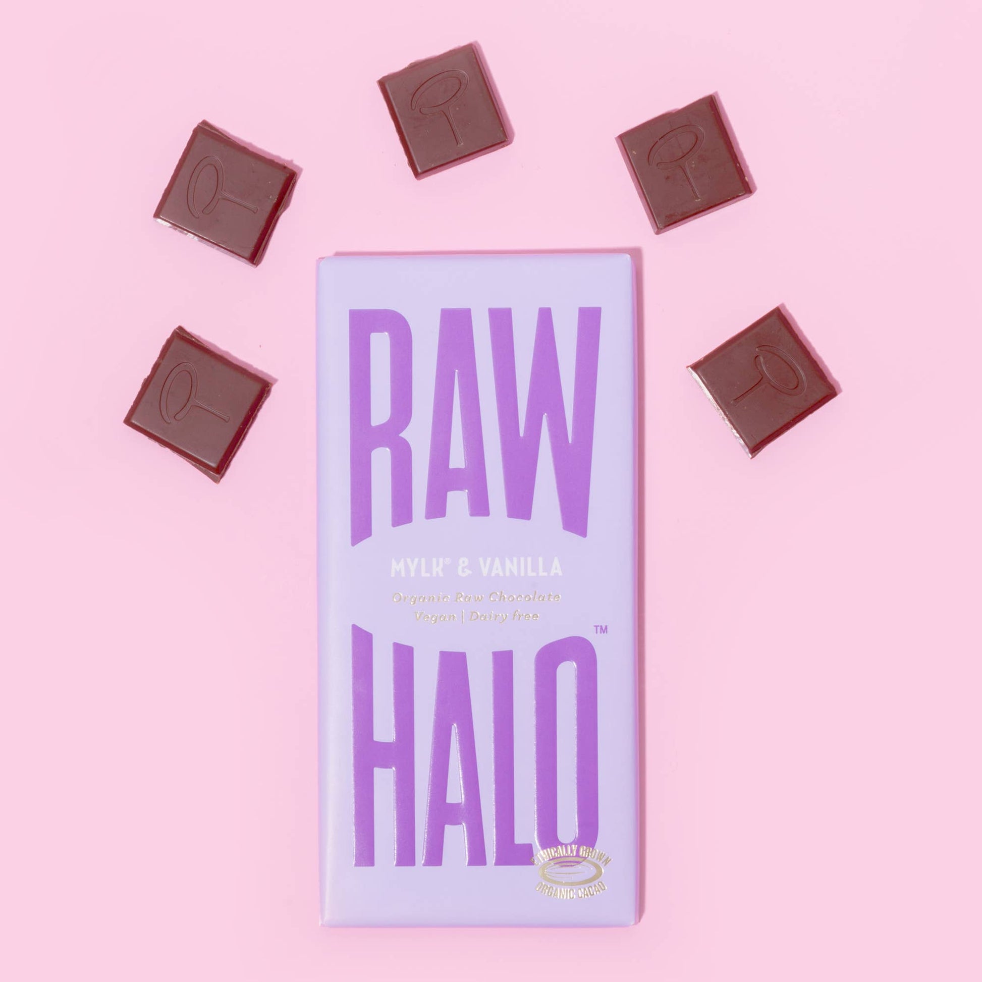 Organic Vegan Mylk Chocolate with Vanilla 70g - REGN