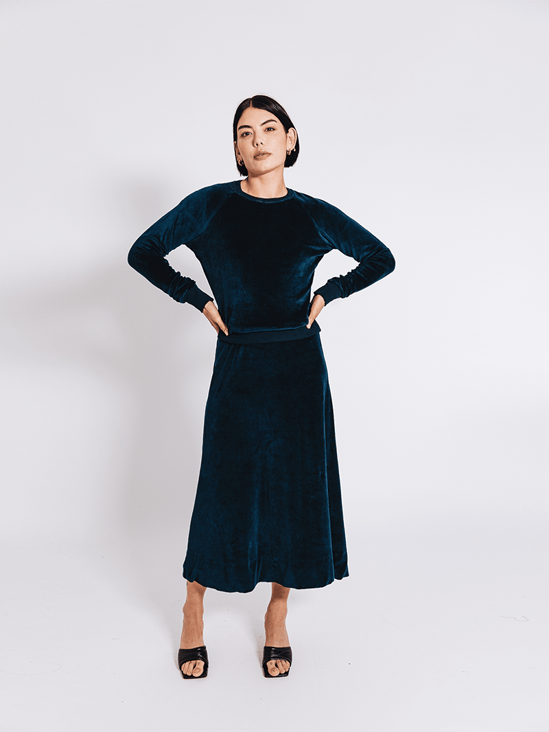 Organic Velour Dress - REGN
