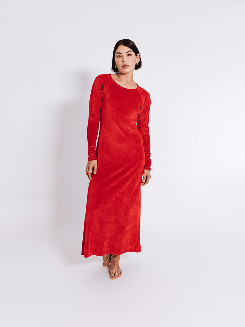 Organic Velour Dress - REGN