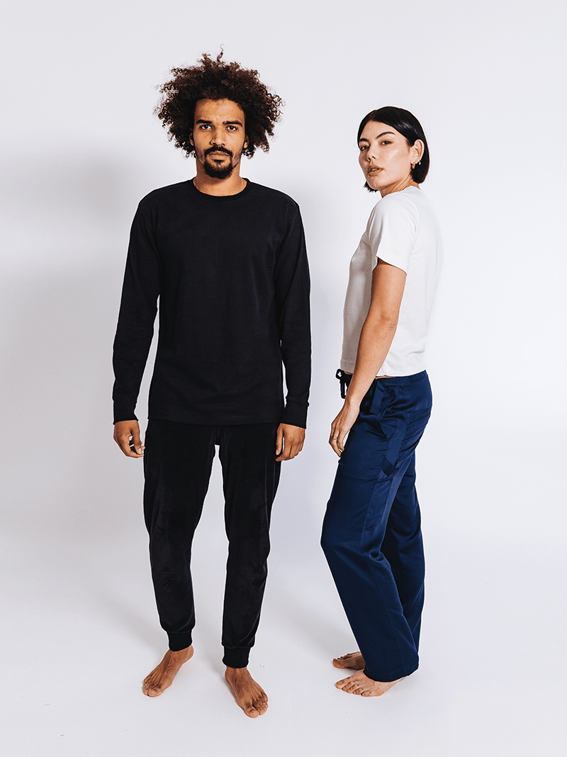 Organic Velour Tracksuit Bottoms - REGN