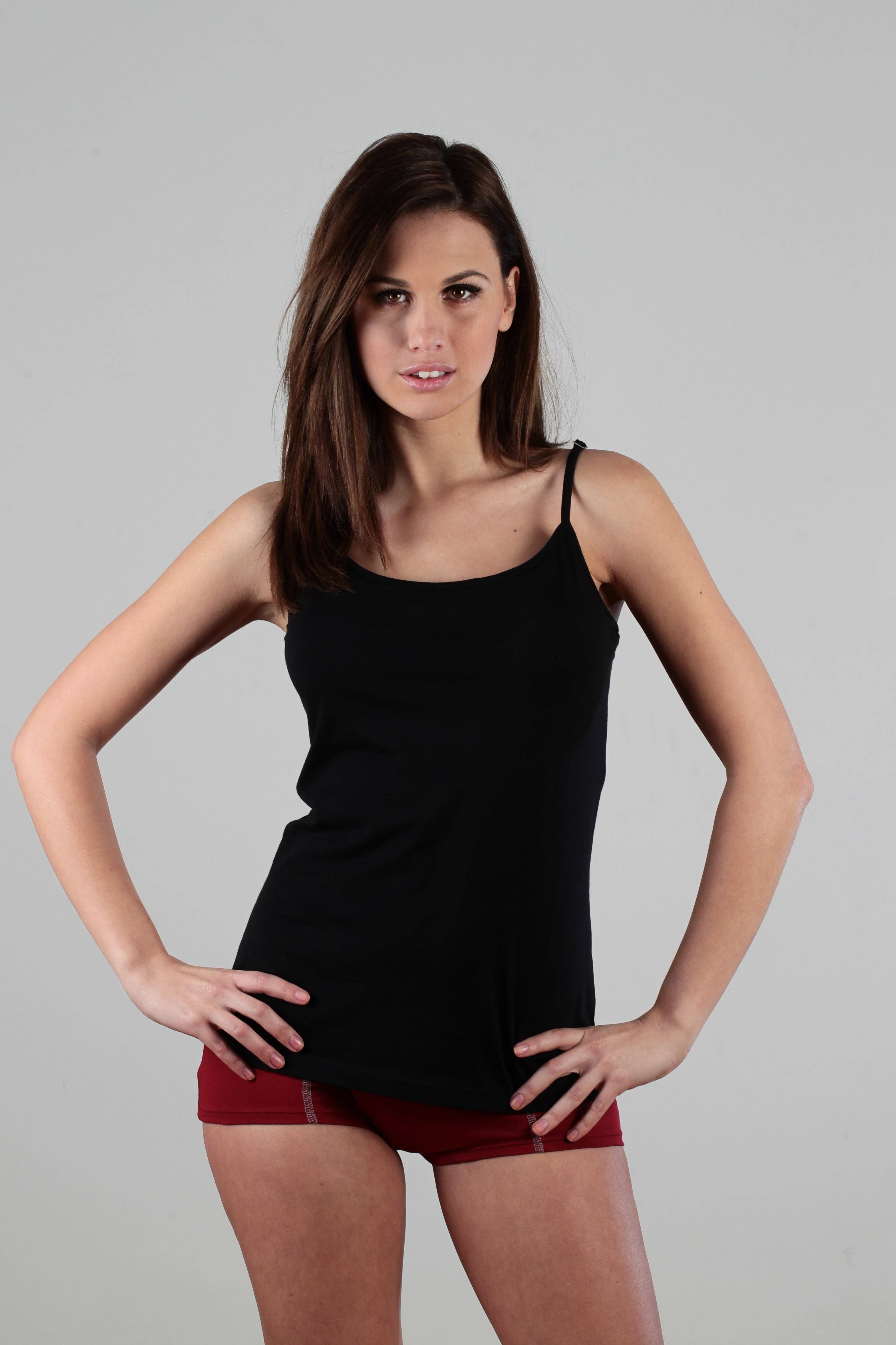 Organic Vest with Spaghetti Straps: Womens - REGN