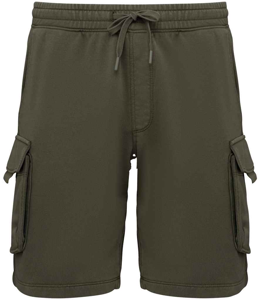 Organic Washed Effect Cargo Shorts - REGN