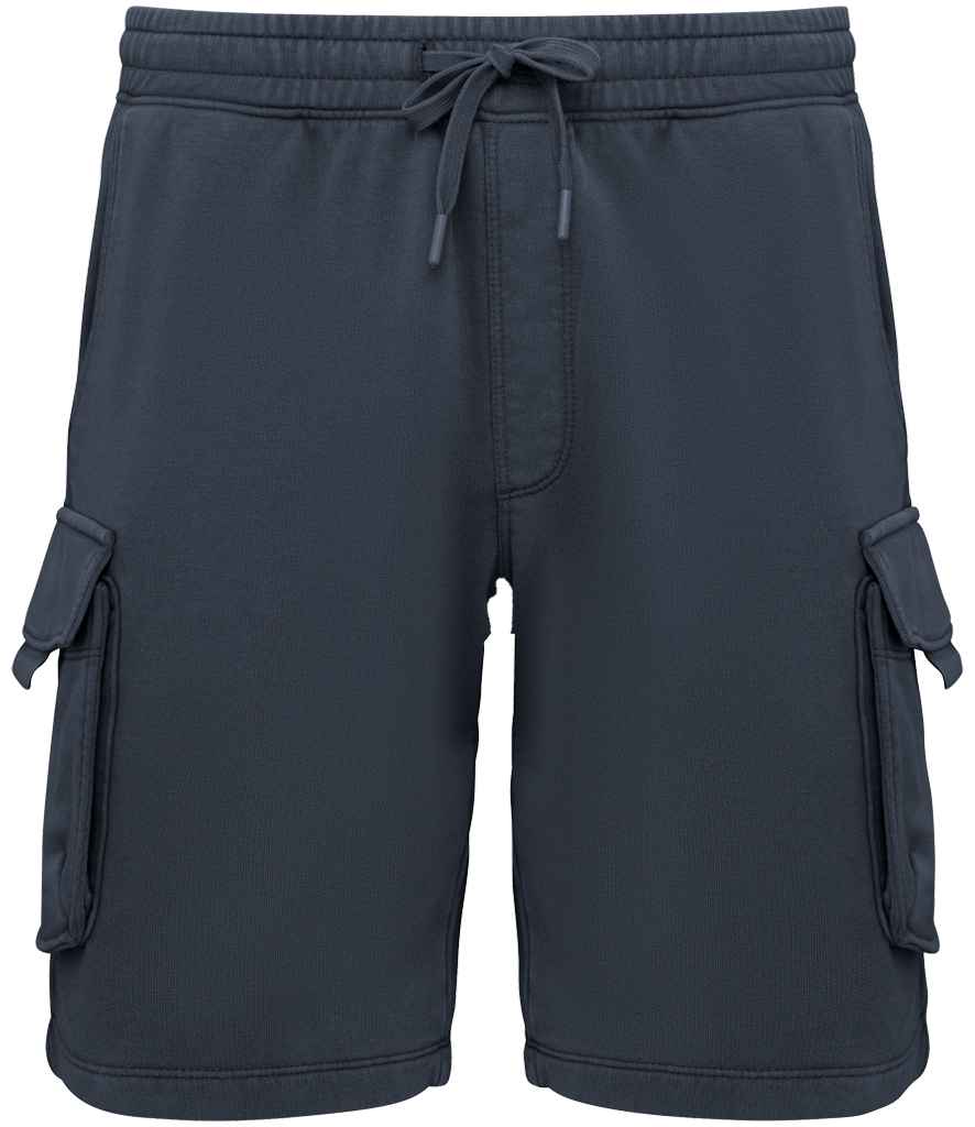 Organic Washed Effect Cargo Shorts - REGN