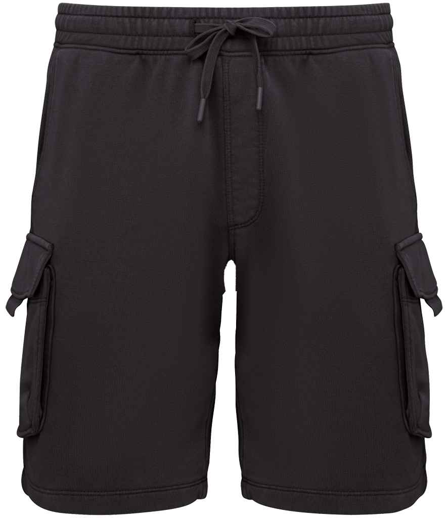 Organic Washed Effect Cargo Shorts - REGN