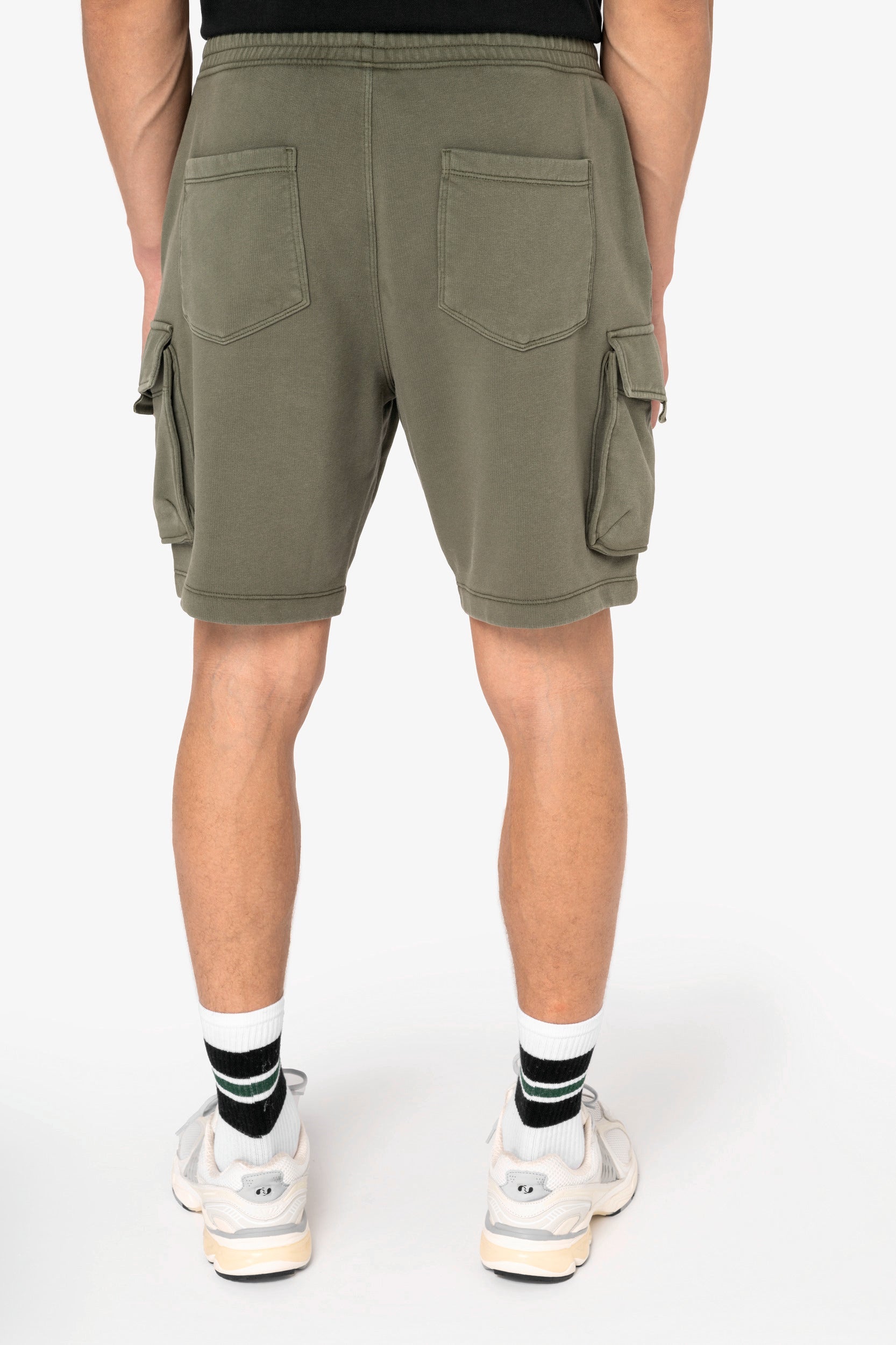 Organic Washed Effect Cargo Shorts - REGN