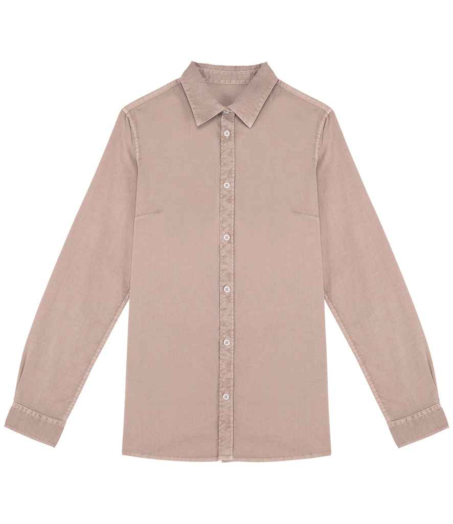 Organic Washed Long Sleeve Shirt: Ladies - REGN