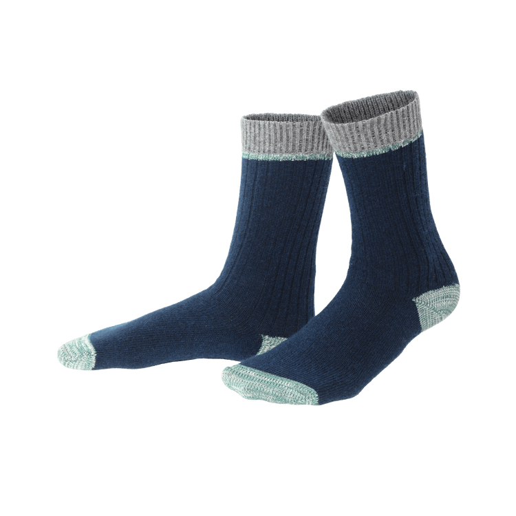 Organic Wool & Cotton Socks Two Tone - REGN