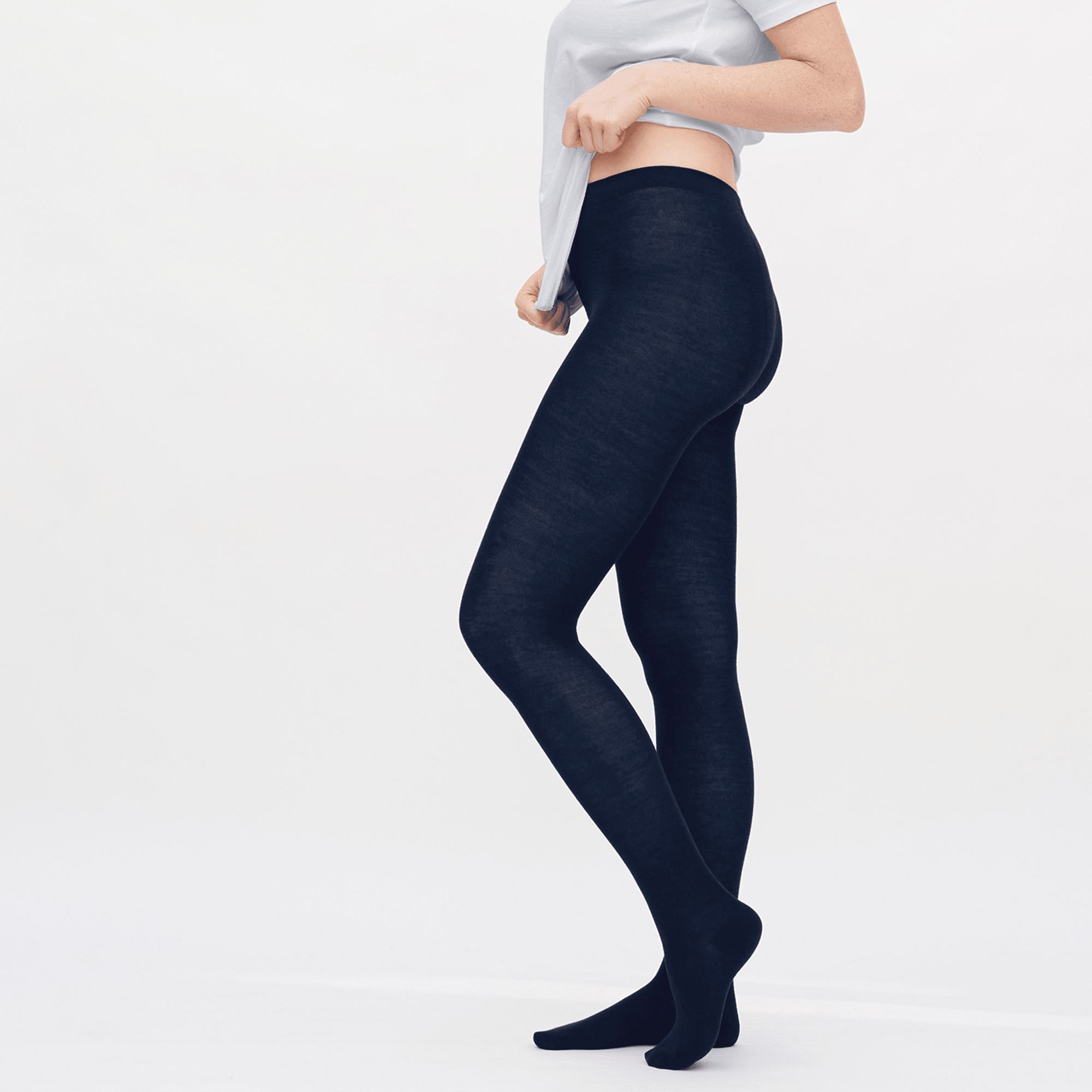 Organic Wool & Cotton Tights: Womens - REGN