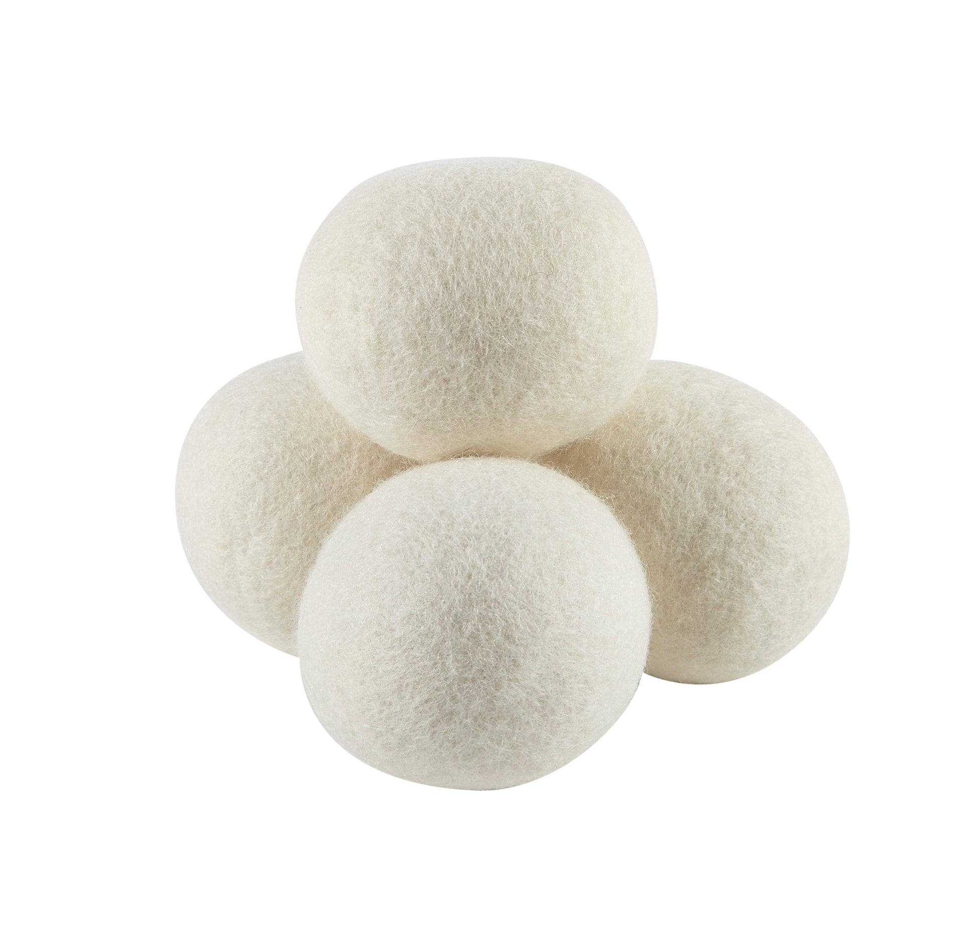 Organic Wool Dryer Balls (4 Pack) - Comes With 2 Scented Essential Oils - REGN