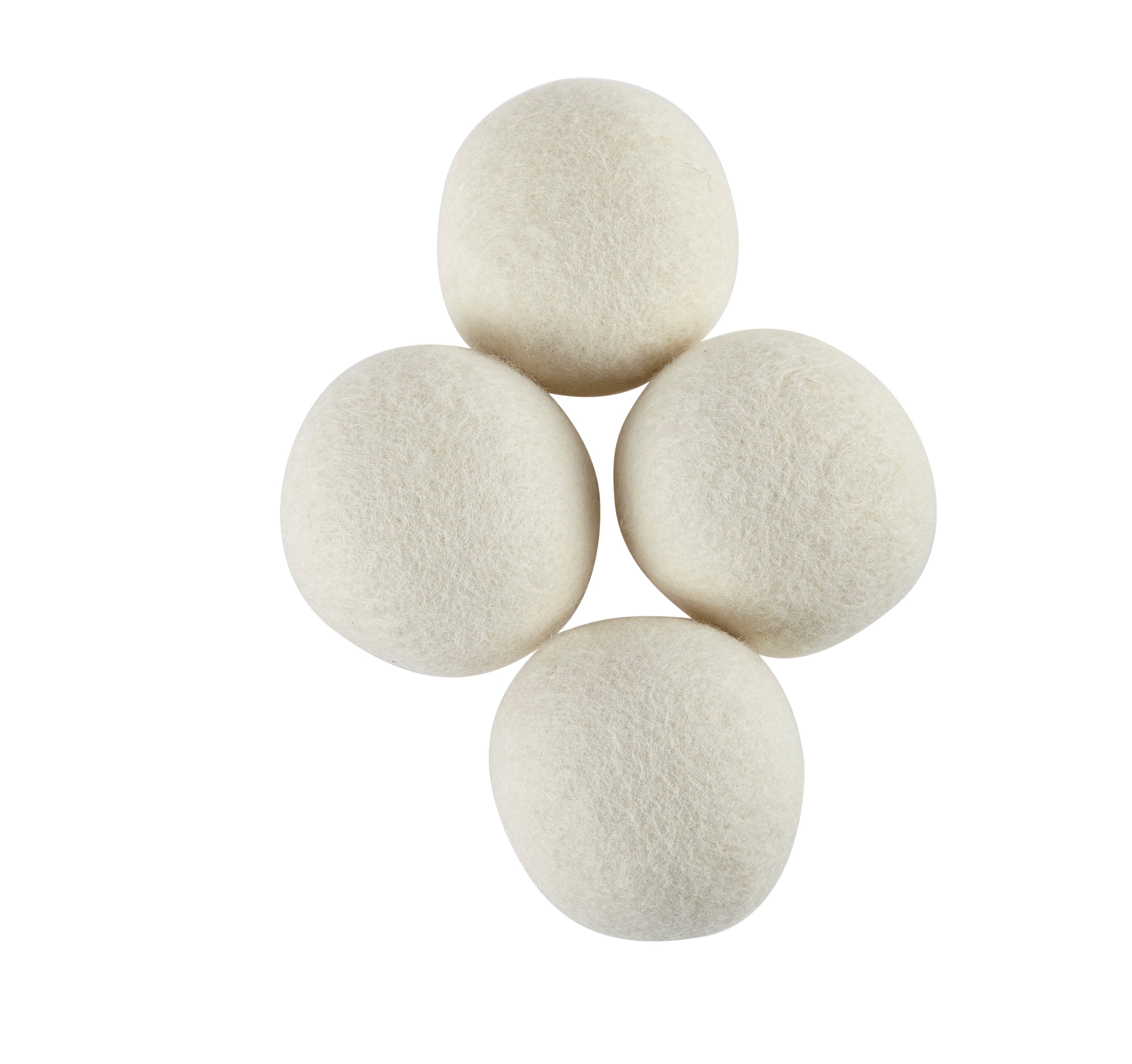 Organic Wool Dryer Balls (4 Pack) - Comes With 2 Scented Essential Oils - REGN