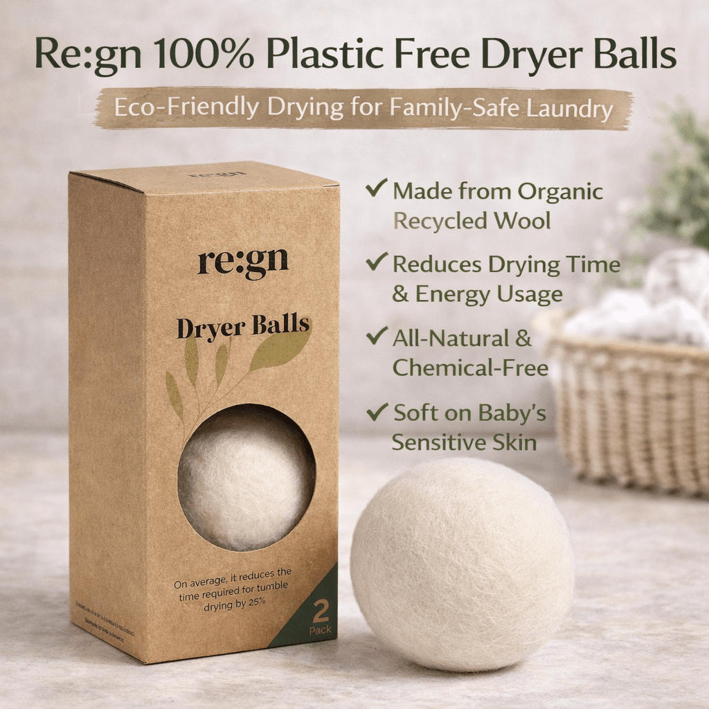 Organic Wool Dryer Balls - Pack of 2 - REGN