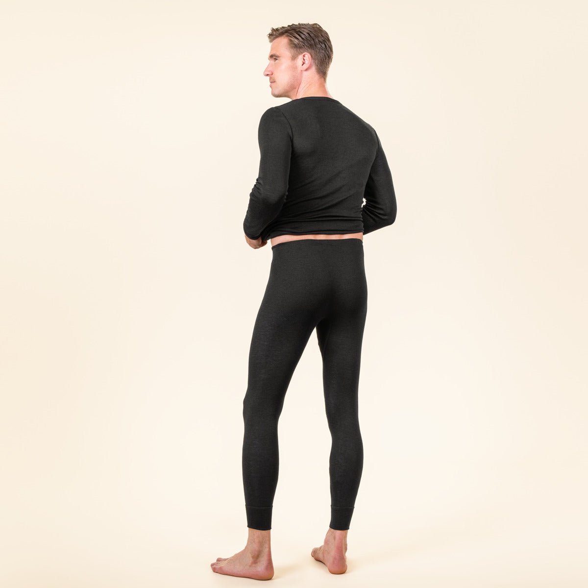 Organic Wool & Silk Long Johns: Mens - REGN