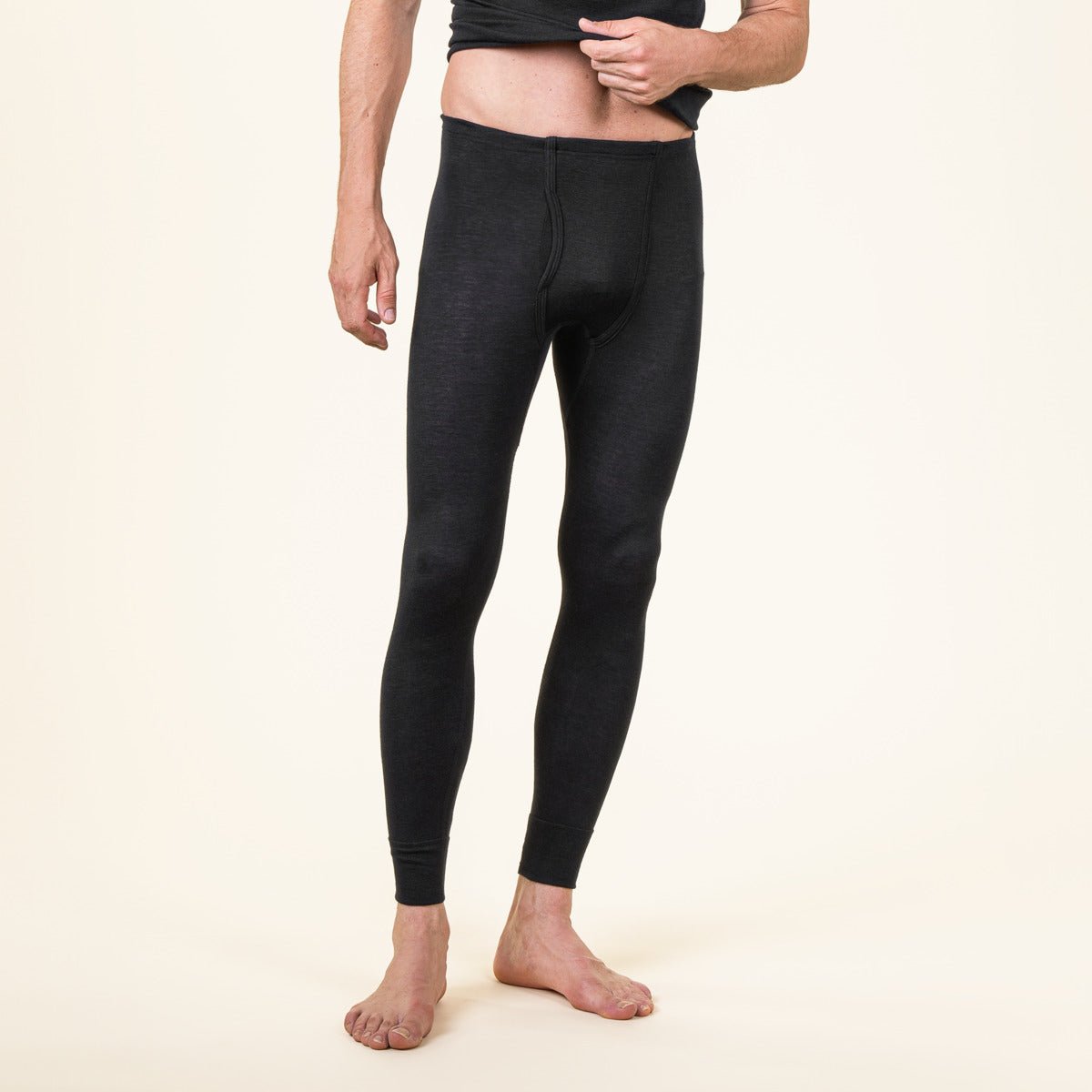 Organic Wool & Silk Long Johns: Mens - REGN