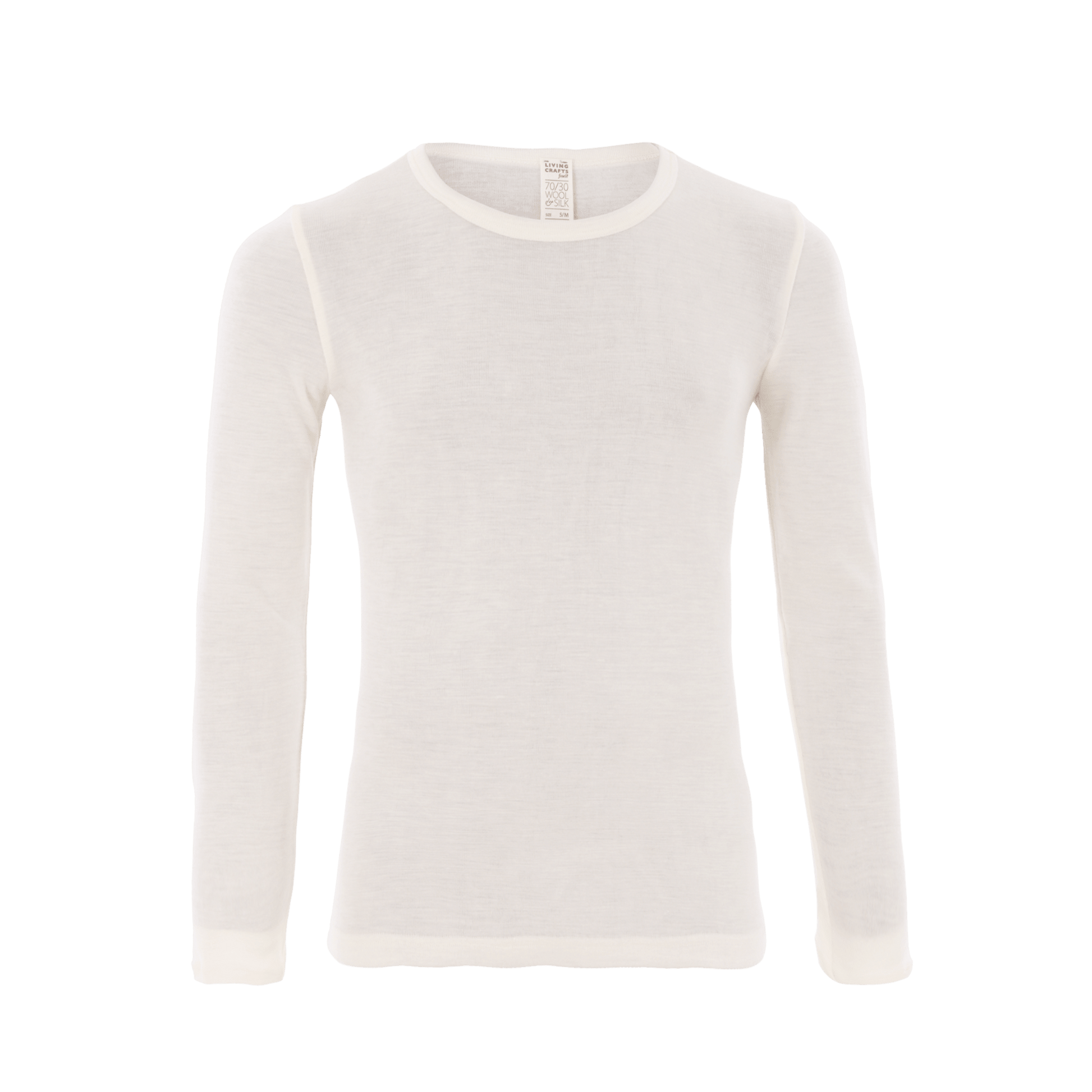 Organic Wool & Silk Long Sleeve T-shirt: Mens - REGN