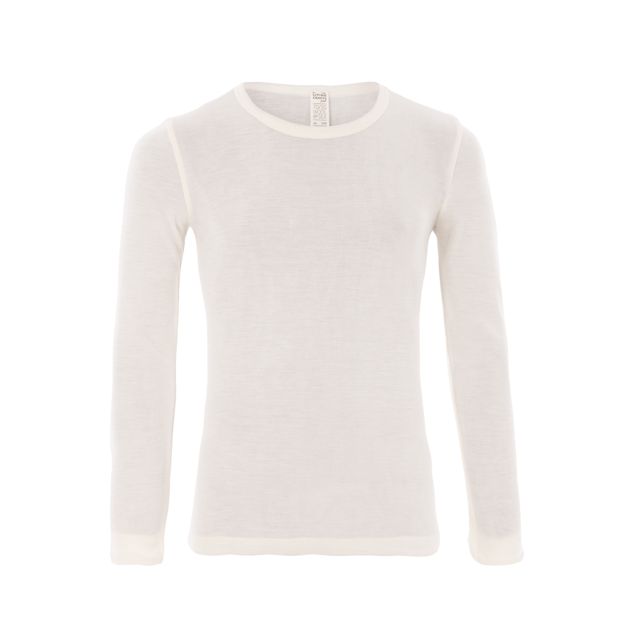 Organic Wool & Silk Long Sleeve T-shirt: Mens - REGN