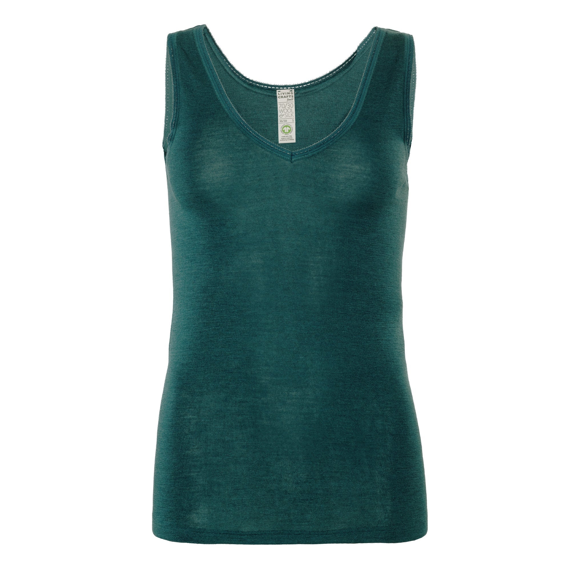Organic Wool & Silk Vest: Womens - REGN
