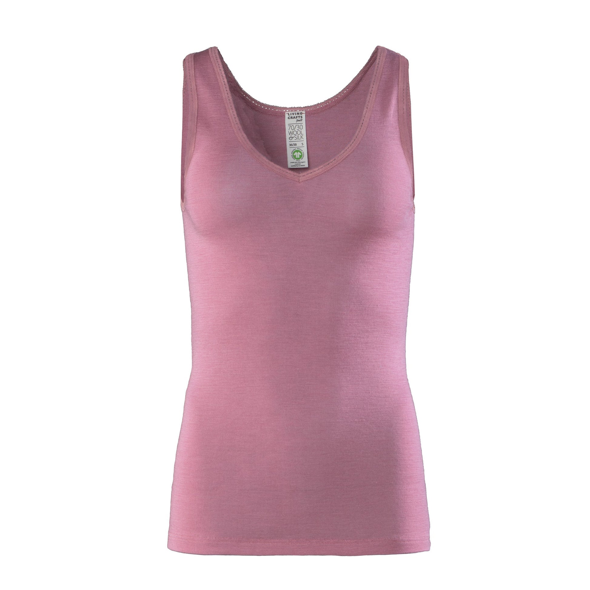 Organic Wool & Silk Vest: Womens - REGN