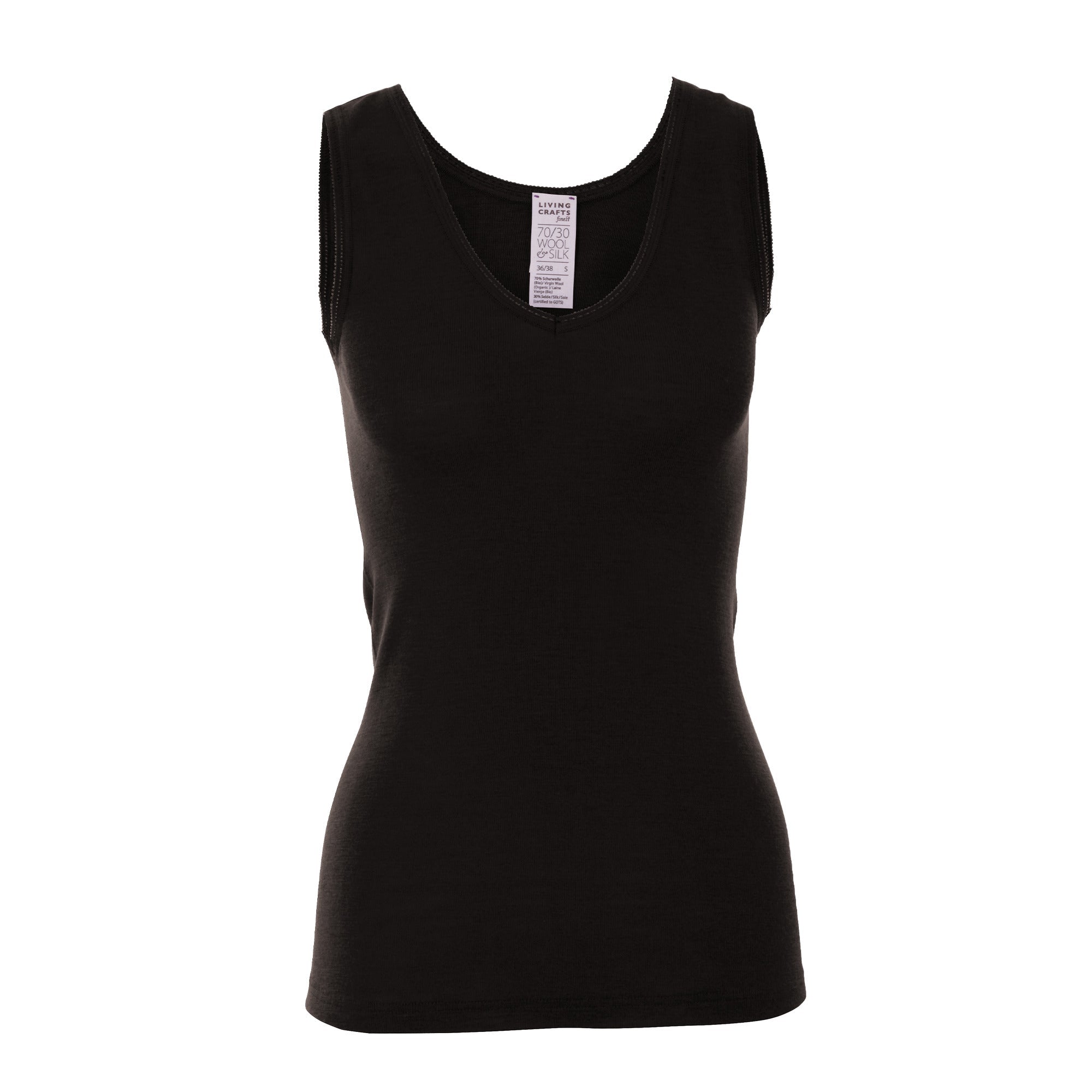 Organic Wool & Silk Vest: Womens - REGN
