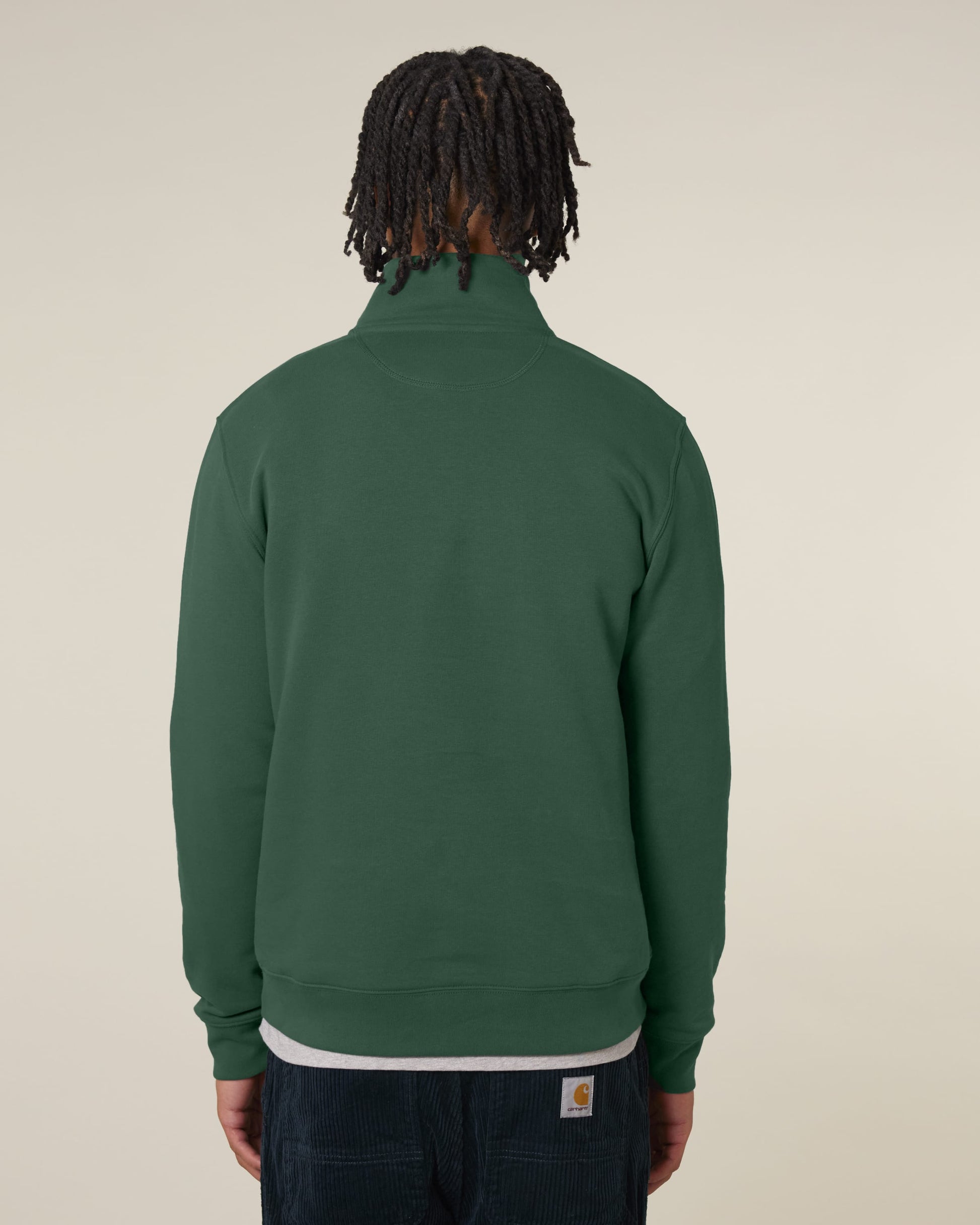 Organic Zip Neck Sweatshirt: Unisex - REGN